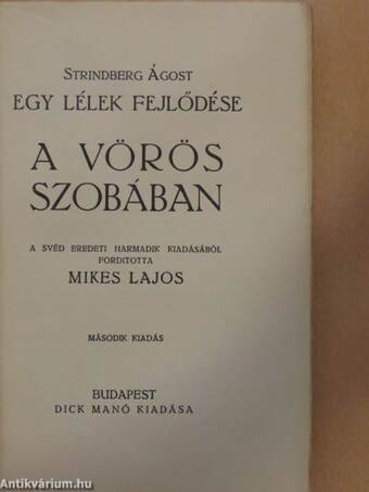 A vörös szobában