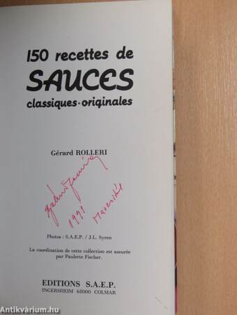 150 recettes de Sauces classiques, originales