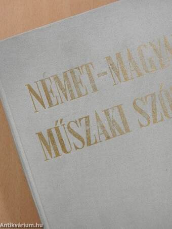 Német-magyar műszaki szótár