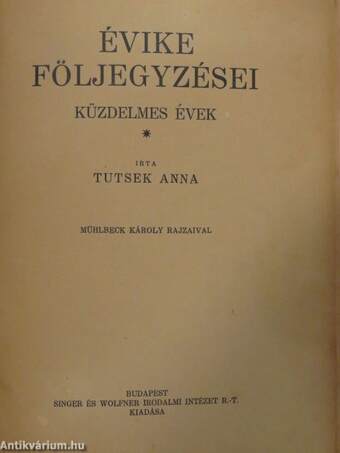 Évike följegyzései