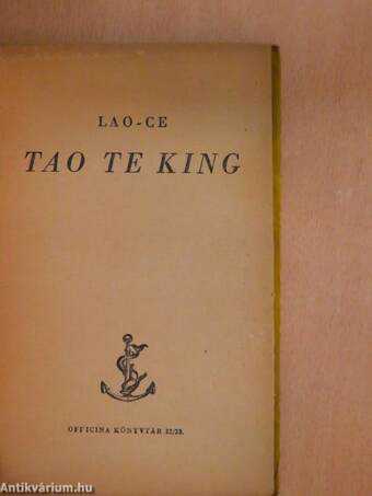 Tao Te King