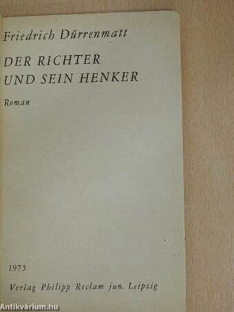 Der Richter und sein Henker