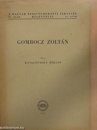Gombocz Zoltán