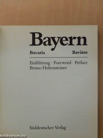 Bayern/Bavaria/Baviére