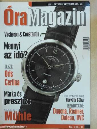 Óra magazin 2003. október-november