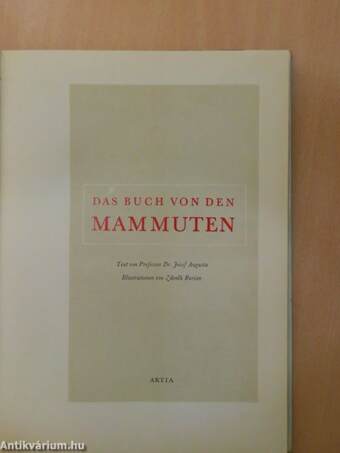 Das buch von den Mammuten