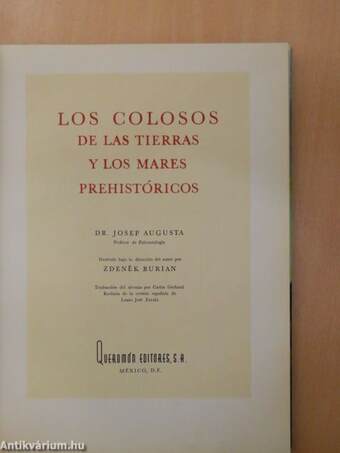 Los colosos de las tierras y los mares prehistóricos