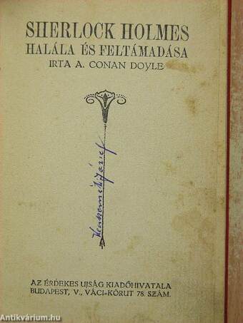 Sherlock Holmes halála és feltámadása