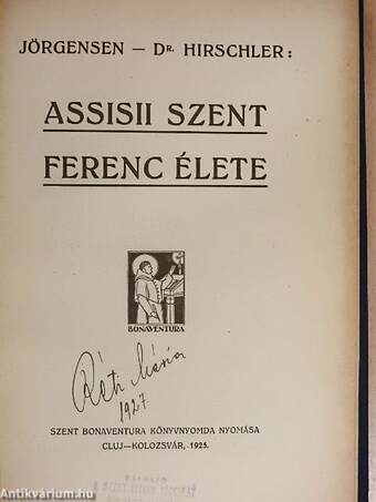 Assisii Szent Ferenc élete