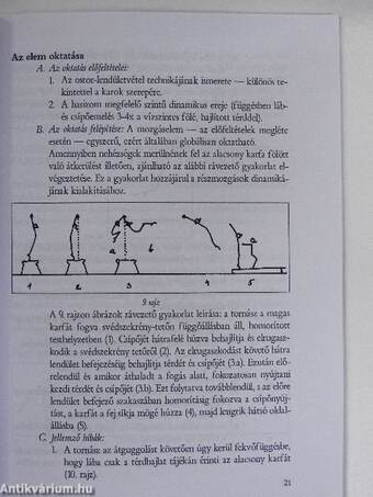 A felemáskorlát gyakorlatok oktatásának módszertana