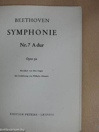 Symphonie Nr. 7 A dur