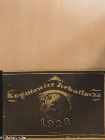 Kogutowicz zsebatlasza az 1922. évre