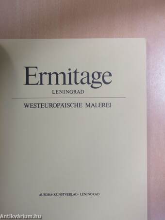 Ermitage Leningrad - Westeuropäische Malerei