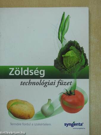 Zöldség technológiai füzet