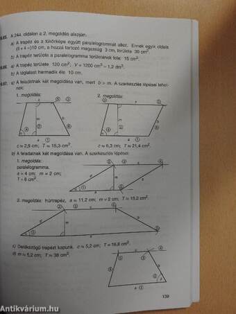 Matematika 7. tankönyv feladatainak megoldása