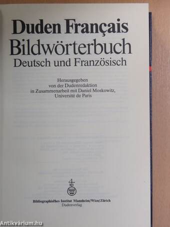 Duden Francais Bildwörterbuch 