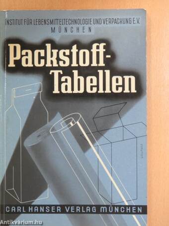 Packstoff-Tabellen