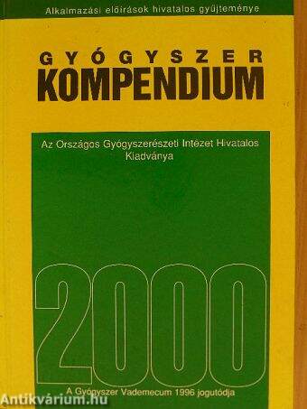 Gyógyszer kompendium 2000