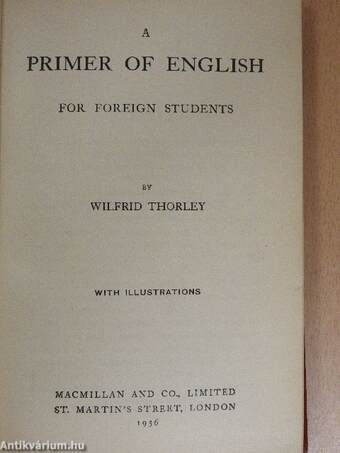 A primer of english