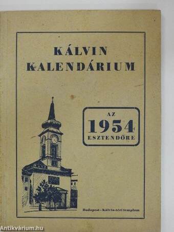 Kálvin kalendárium az 1954 esztendőre