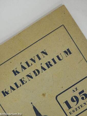 Kálvin kalendárium az 1954 esztendőre