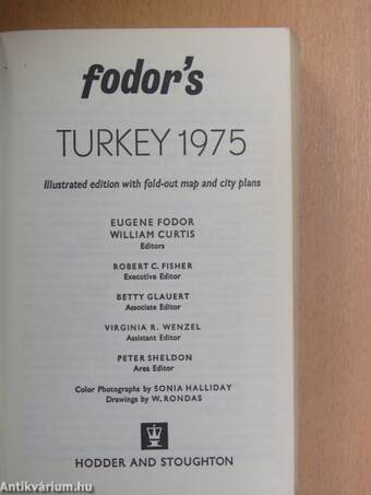 Fodor's Turkey 1975