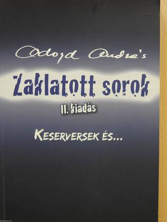 Zaklatott sorok (dedikált példány)