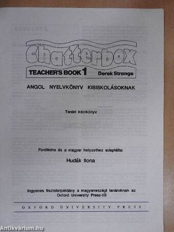 Chatterbox 1. - Teacher's book