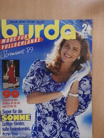Burda Mode für vollschlanke Sommer 1989/2.