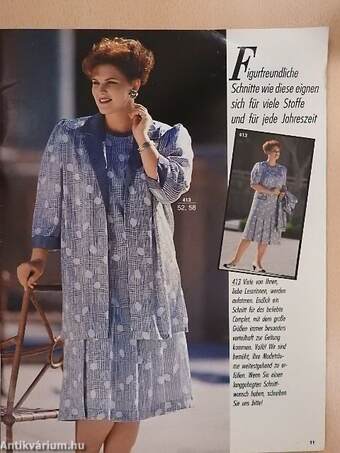 Burda Mode für vollschlanke Sommer 1989/2.