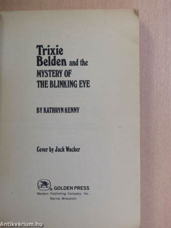 Trixie Belden and the mystery of the blinking eye