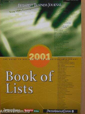 Book of Lists 2001.