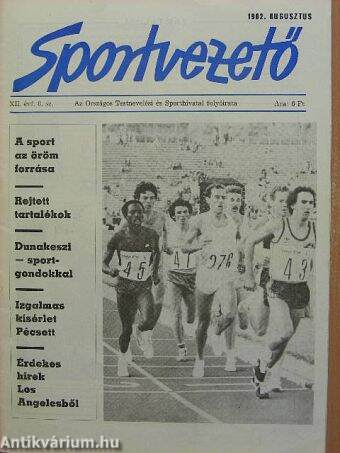 Sportvezető 1982. augusztus