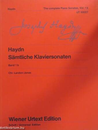 Sämtliche Klaviersonaten 1 b/The complete Piano Sonatas 1 b