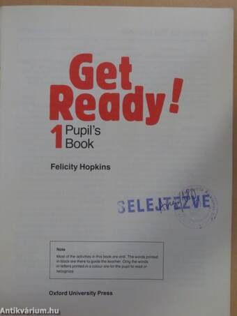 Get Ready! - Pupil's Book 1