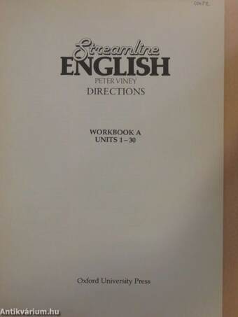 Streamline English Directions - Workbook A