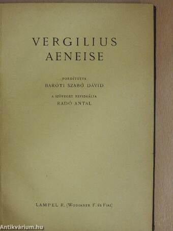 Vergilius Aeneise