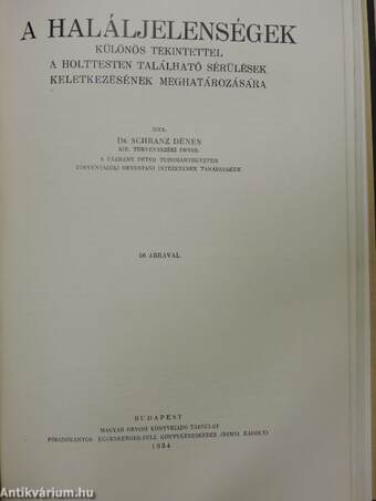 A rákbetegség korai felismerése/A radiumtherapiáról általában/A rosszindulatú daganatok radiummal való gyógyítása sebészeti vonatkozásban/A haláljelenségek