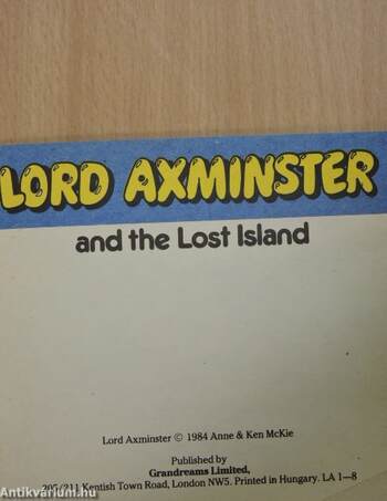 Lord Axminster and the Lost Island