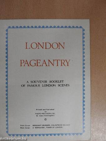 London Pageantry