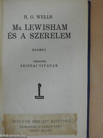 Mr. Lewisham és a szerelem