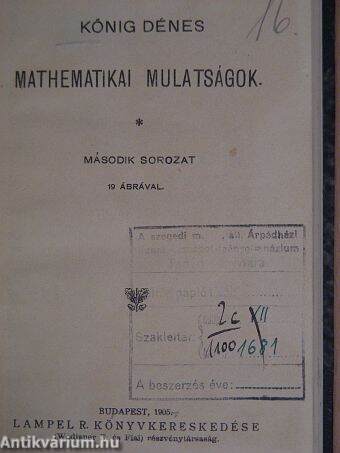 Mathematikai mulatságok II.