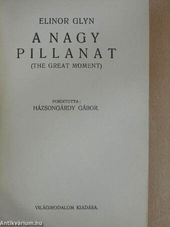 A nagy pillanat