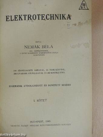 Elektrotechnika I-II.