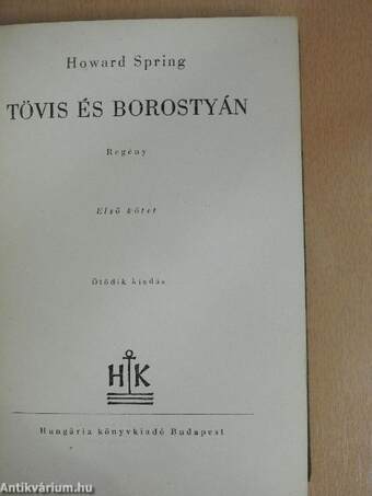 Tövis és borostyán I-III.