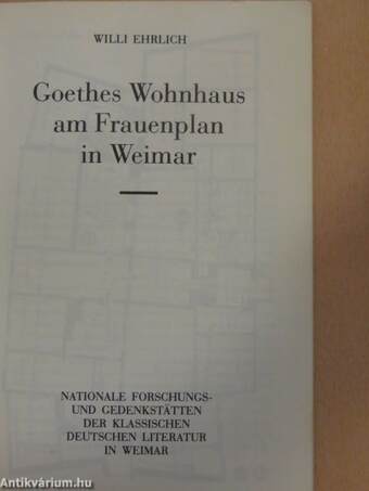 Goethes Wohnhaus am Frauenplan in Weimar