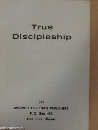 True Discipleship