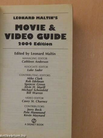 Movie & Video Guide 2004