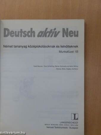 Deutsch aktiv Neu 1B - Arbeitsbuch