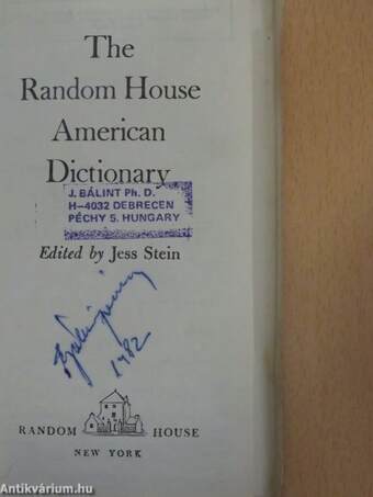 The Random House American Dictionary